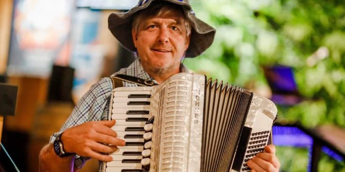 Zoltan Hegedus at the Bavarian Haus Restaurant