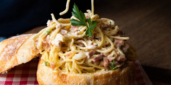 Vapiano's Carbonara Cob Loaf