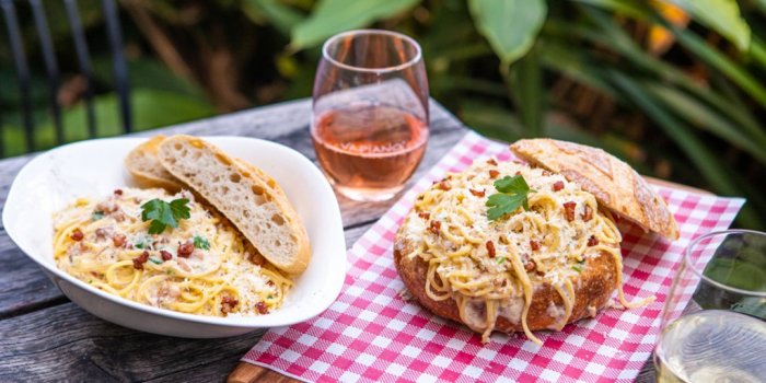 Vapiano's Carbonara Cob Loaf