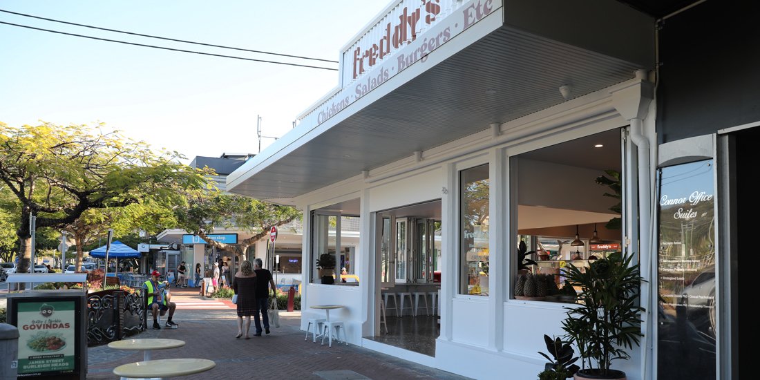 Roll in for a post-surf feed at Burleigh's brand-new Freddy's Chicken Shop