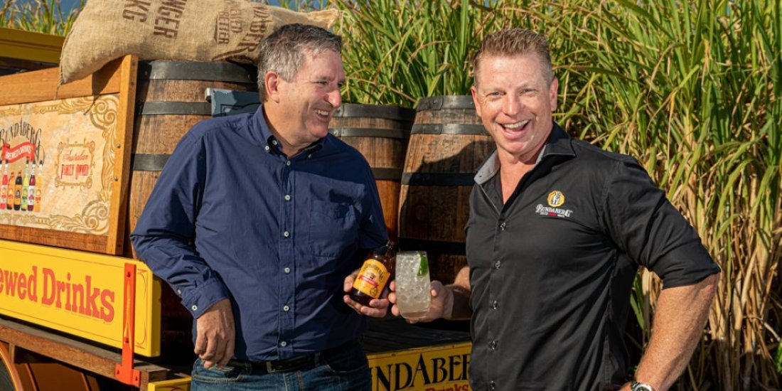 Two Aussie legends have joined forces to create Bundaberg Alcoholic Ginger Beer