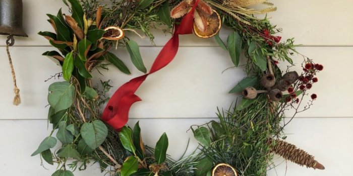 Eco Christmas Wreath Weaving Workshop at Biome