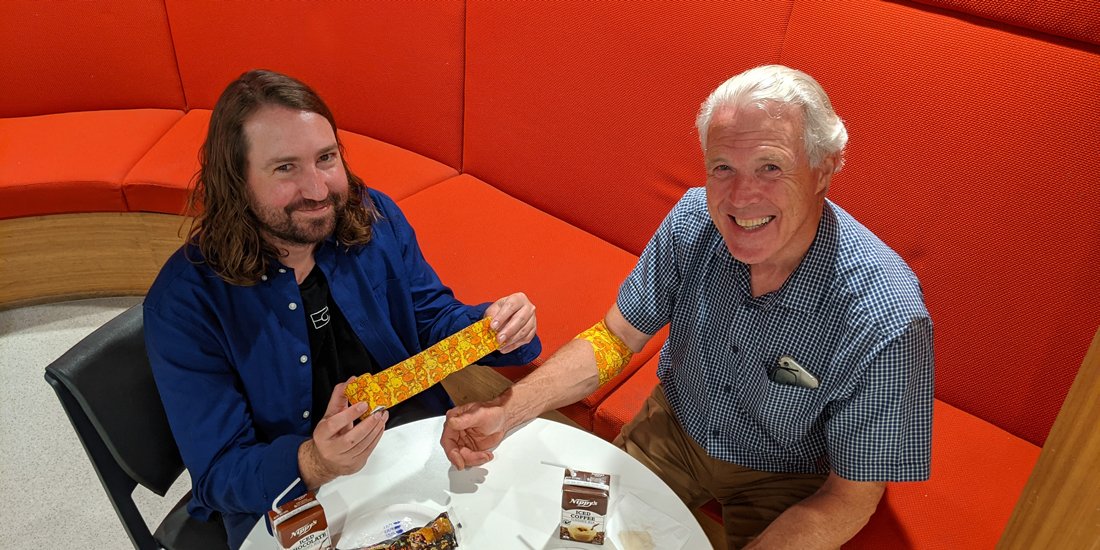 Slap on a snazzy Ken Done bandage – Australian Red Cross Lifeblood is encouraging Australians to roll up their sleeves