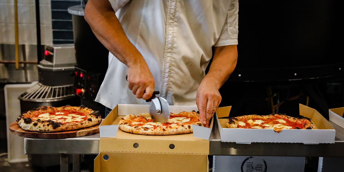 Pizza pit stops – Double Zero fires up the oven at Robina Town Centre to make Christmas shopping a little more festive