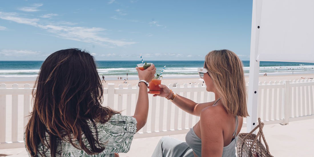 Brews with a view – get set for sips on the sand at the coast's brand-new Kurrawa Beach Club