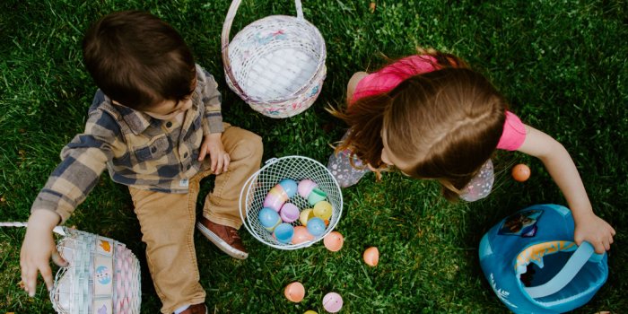 Easter Family Fun Day Egg hunt