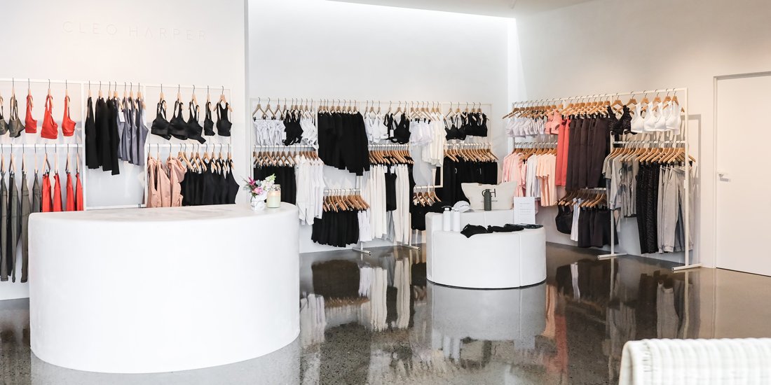 The Gold Coast's luxe activewear label Cleo Harper opens a boutique in Burleigh Heads