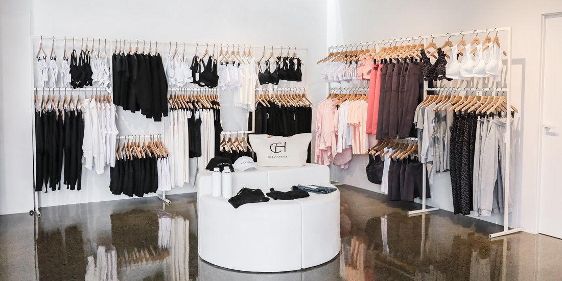 The Gold Coast's luxe activewear label Cleo Harper opens a boutique in Burleigh Heads