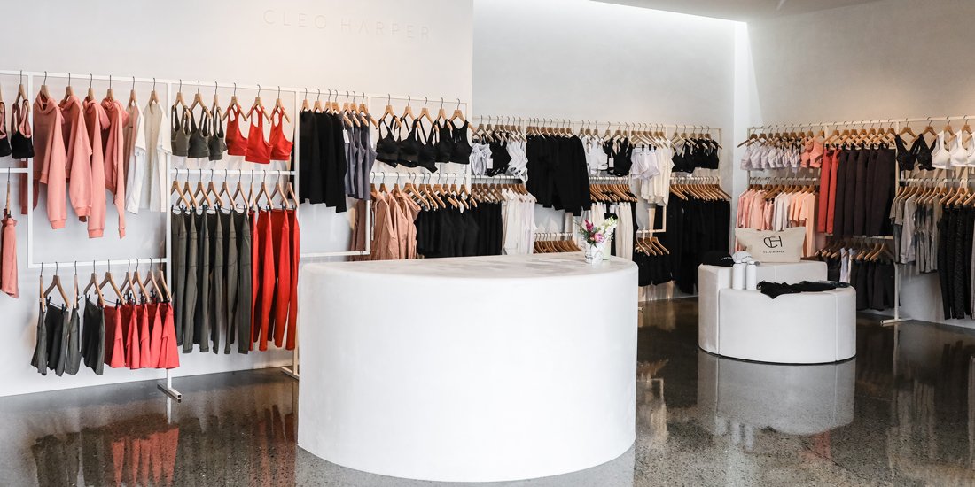 The Gold Coast's luxe activewear label Cleo Harper opens a boutique in Burleigh Heads