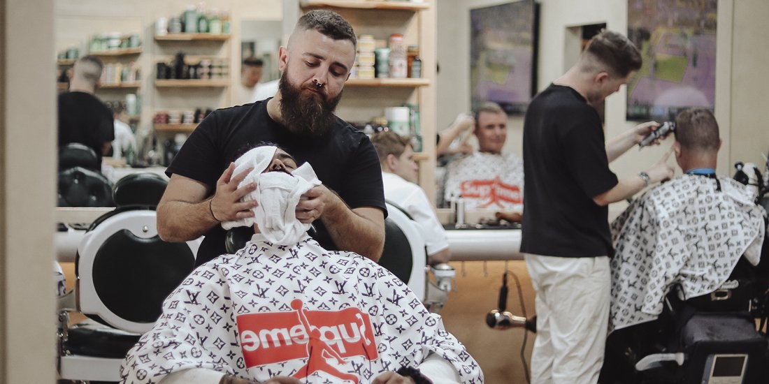 Snips and sips – WavyBone opens a second outpost adjoining Barber Bro's & Co