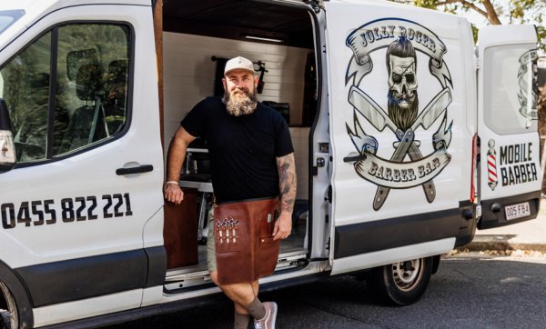 Meet the mobile barber offering scenic cuts in his custom-made van