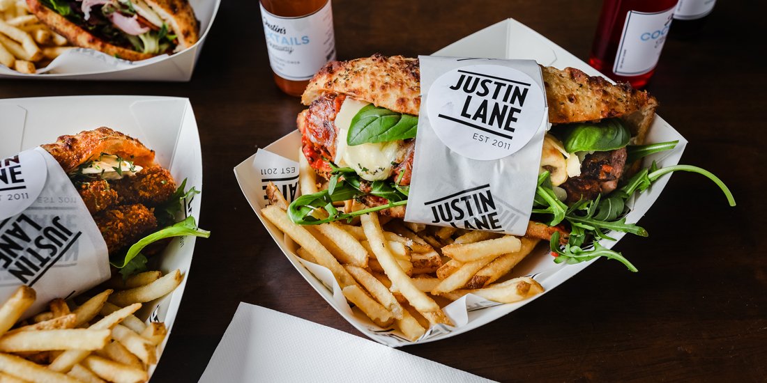 Skip the tinned tuna lunch and make haste to Justin's Sandwich Shop for a meatball sandwich