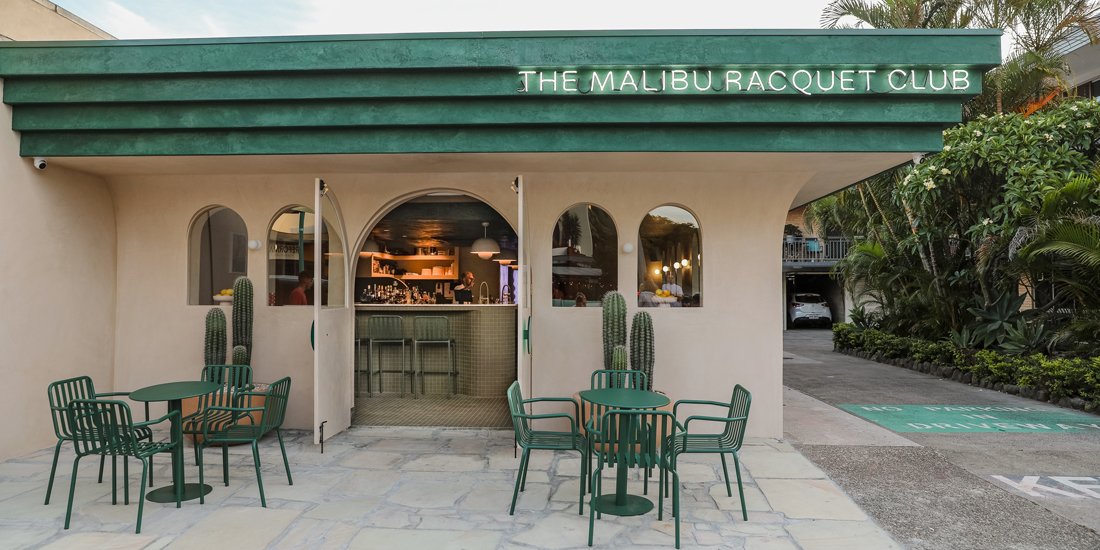 First look – get a glimpse inside Burleigh's highly anticipated new cocktail bar, The Malibu Racquet Club