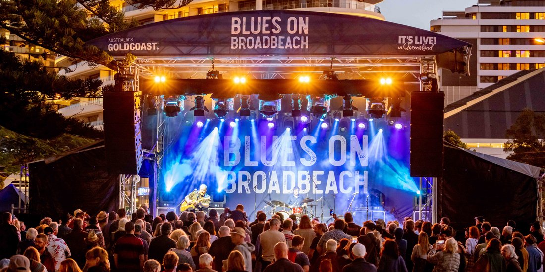 Soak up stellar sounds from more than 65 artists at this year's Blues on Broadbeach