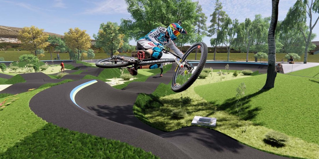 The Gold Coast's first asphalt pump track to be built at Pizzey Park