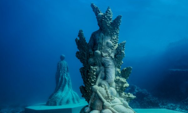 Dive, snorkel and swim through this new underwater sculpture trail