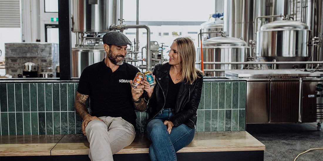 Rally your brew crew to check out Sobah Brewery & Cafe, Burleigh's brand-new dedicated non-alcoholic brewery