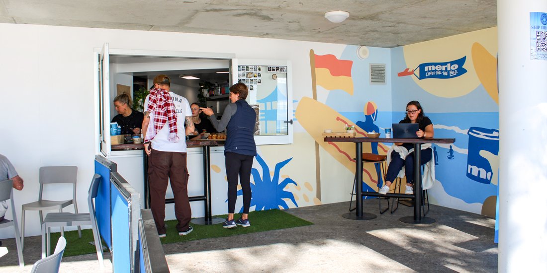 Burleigh Espresso is the new beachside coffee window with a view
