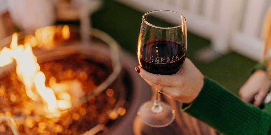 Get cosy with wine and charcuterie around a fire pit this winter