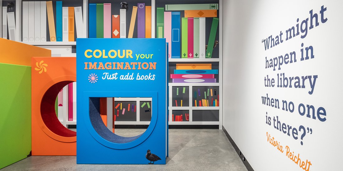 Rediscover the magic of books at HOTA's newest kid-friendly exhibition, Colour Your Imagination – Just add books