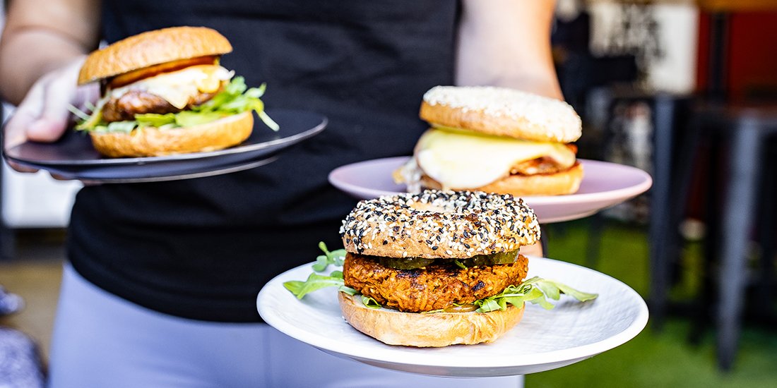 Wrap your mitts around a loaded bagel from Varsity Lakes' UE Bagels