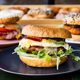 Wrap your mitts around a loaded bagel from Varsity Lakes' UE Bagels