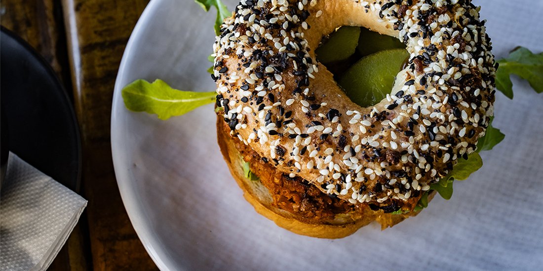 Wrap your mitts around a loaded bagel from Varsity Lakes' UE Bagels
