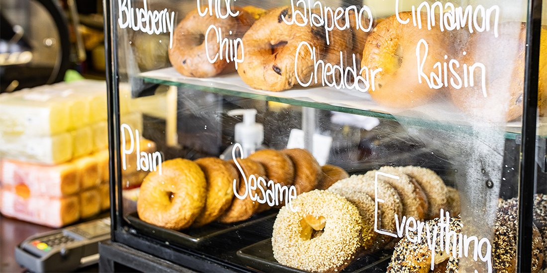 Wrap your mitts around a loaded bagel from Varsity Lakes' UE Bagels