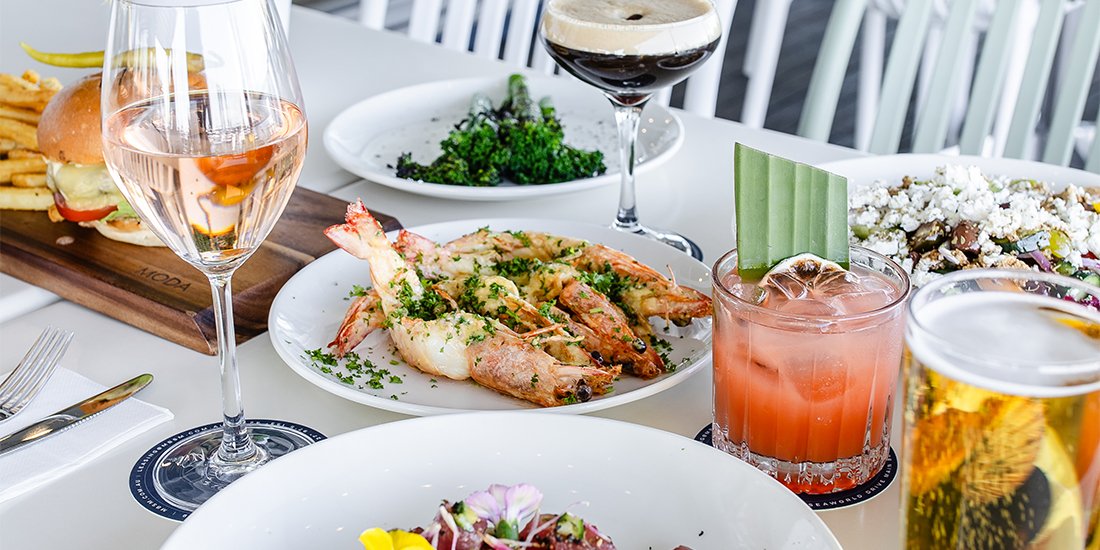 YOT Deck has transformed Fisherman's Wharf Tavern into a chic coastal-inspired pop-up bar