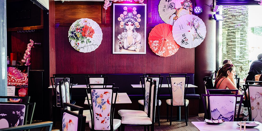 Enjoy yum cha and cocktails amongst the cherry blossoms at The Lume Coolangatta