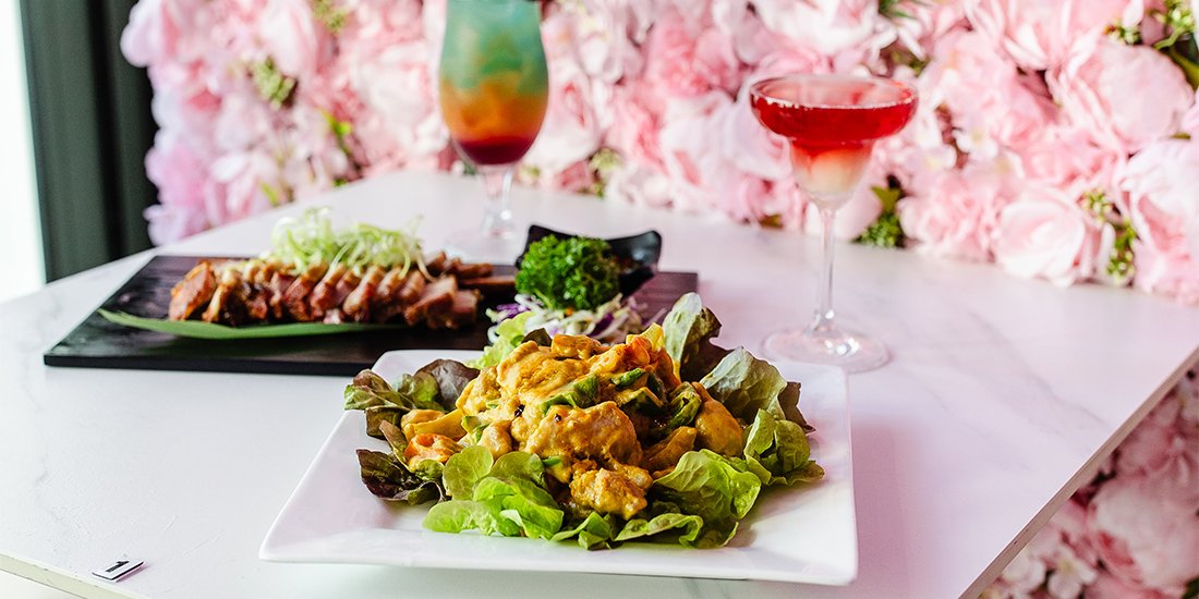 Enjoy yum cha and cocktails amongst the cherry blossoms at The Lume Coolangatta