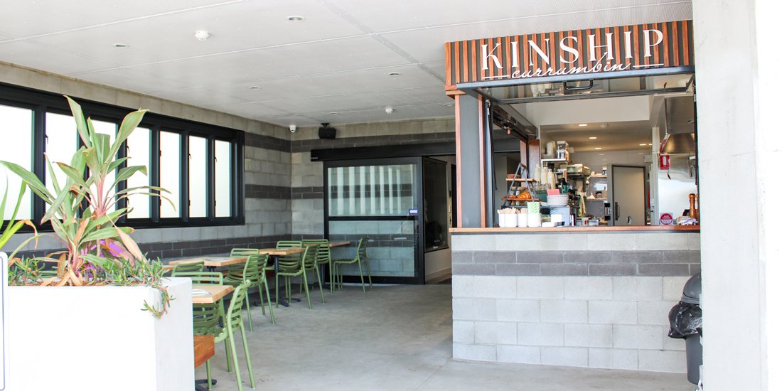 Tuck in to Biscoff crumpets and brekkie tacos by the beach at Currumbin's Kinship Cafe