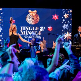 Have a jolly-good time at the Jingle & Mingle Christmas Party