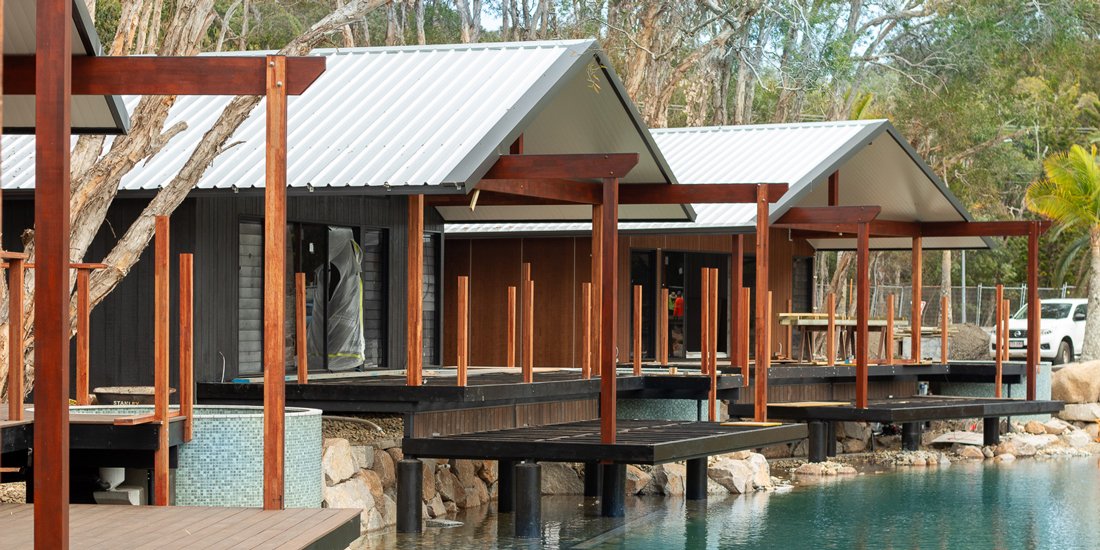 Bookings for Sandstone Point Holiday Resort's overwater villas are set to open soon