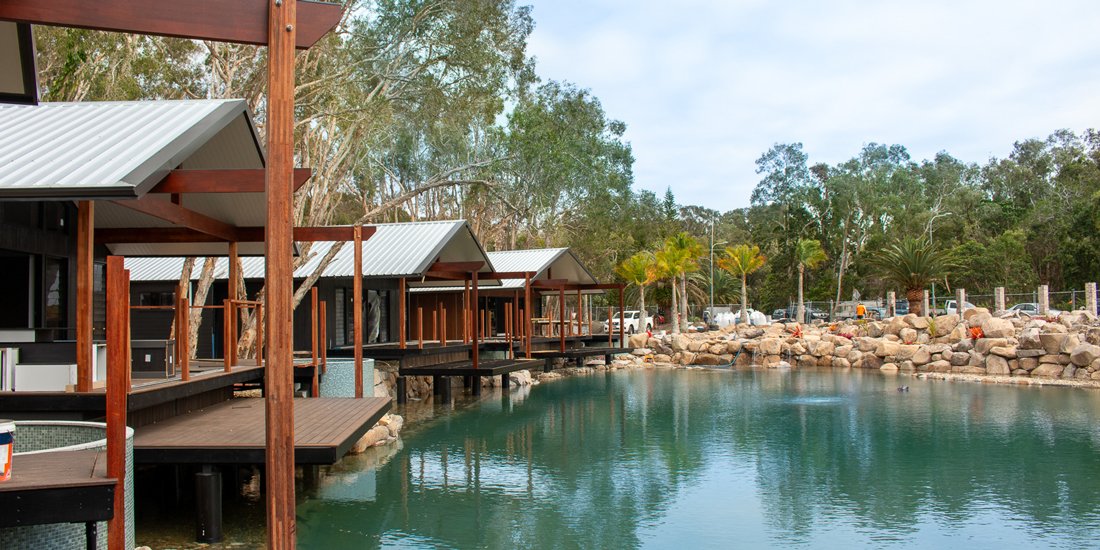 Bookings for Sandstone Point Holiday Resort's overwater villas are set to open soon