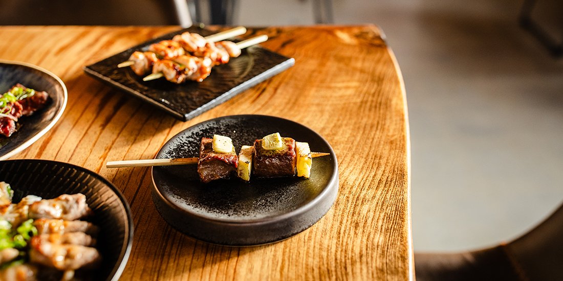 Charcoal Charcoal Yakitori brings wagyu, whisky and flame-cooked fare to Robina