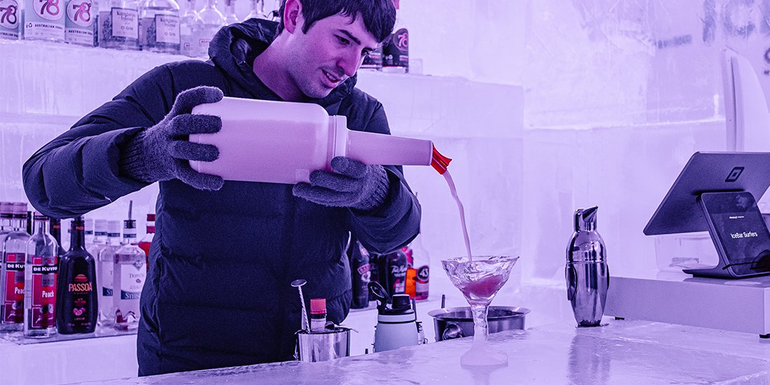 Ice ice baby – Surfers Paradise has welcomed a bar made entirely of ice