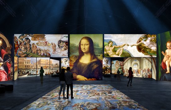 See the Mona Lisa come to life in the interactive art exhibition Italian Renaissance Alive