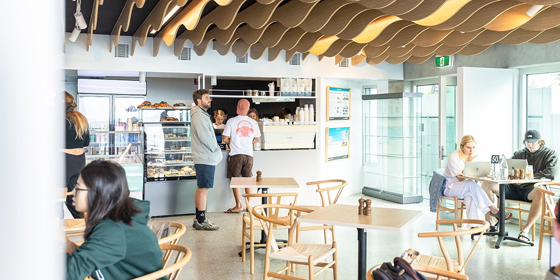Enjoy brews, views and a spot of whale watching at Coolangatta's Black Dingo Cafe