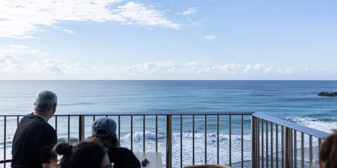 Enjoy brews, views and a spot of whale watching at Coolangatta's Black Dingo Cafe