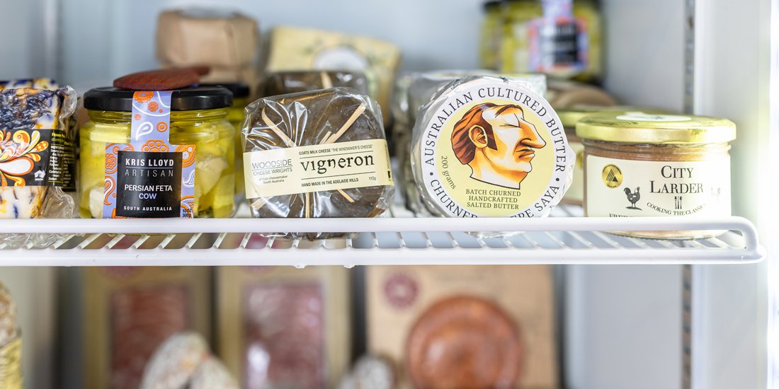 Stock up on cheese, condiments and curated wares at The Golden Goods store in Palm Beach