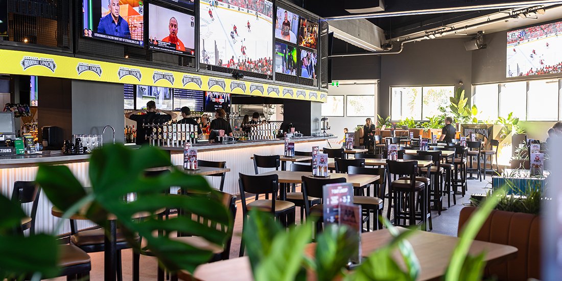 The Sporting Globe Bar and Grill and 4 Pines Brewing Company have unveiled a joint $6.5-million venue