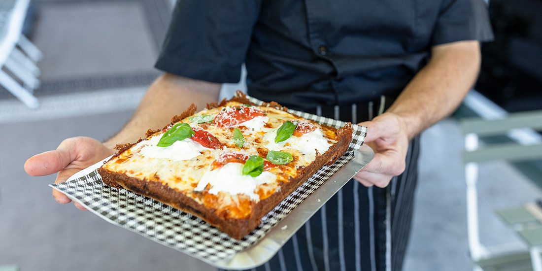 Mamma is slinging Detroit-style deep-dish pizzas with French flair from its new home in Miami
