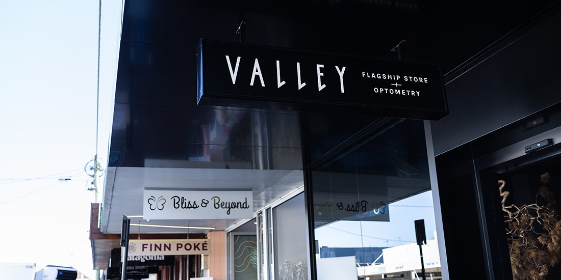 Take a peek at Valley Eyewear's eye-catching new flagship store in James Street Burleigh Heads