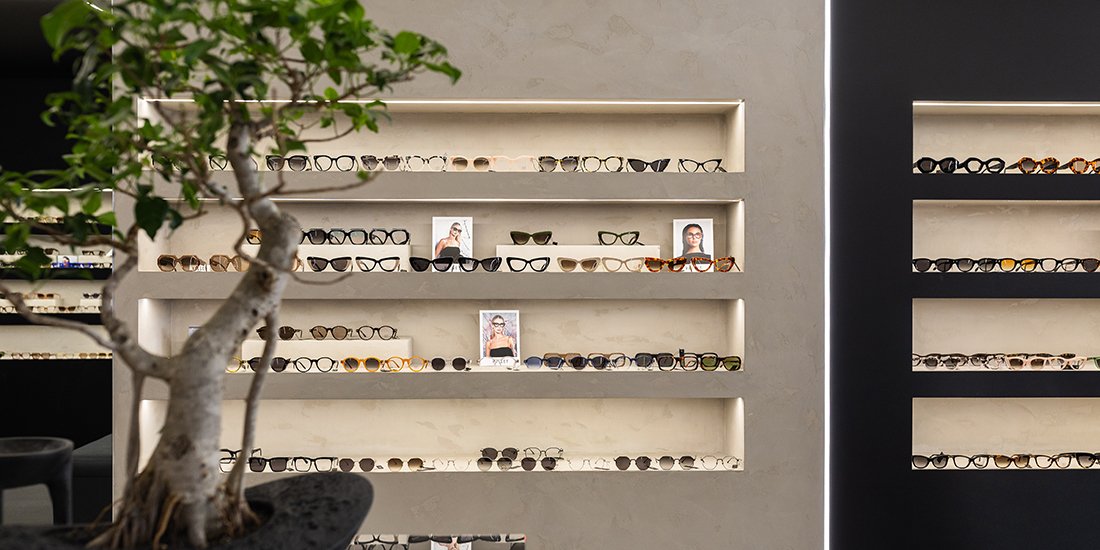 Take a peek at Valley Eyewear's eye-catching new flagship store in James Street Burleigh Heads